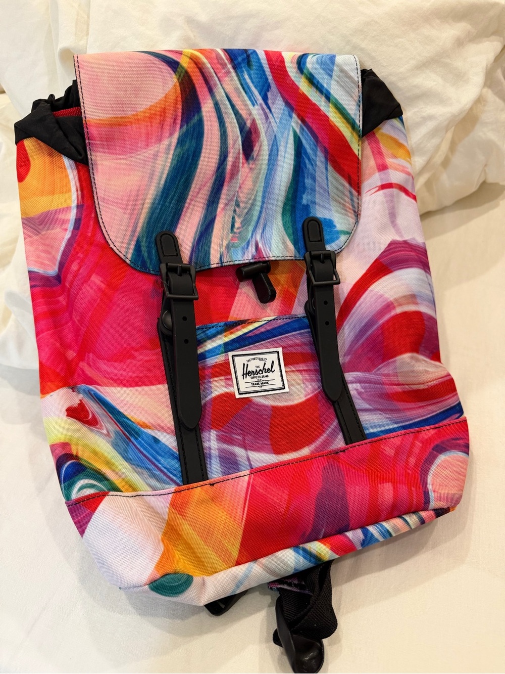 Herschel Supply Company Multicolor paint pour swirl Print Backpack
